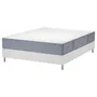 IKEA LYNGÖR ЛИНГЁР, тахта, Vågstranda medium hard / light blue white, 160x200 см 995.540.20 фото