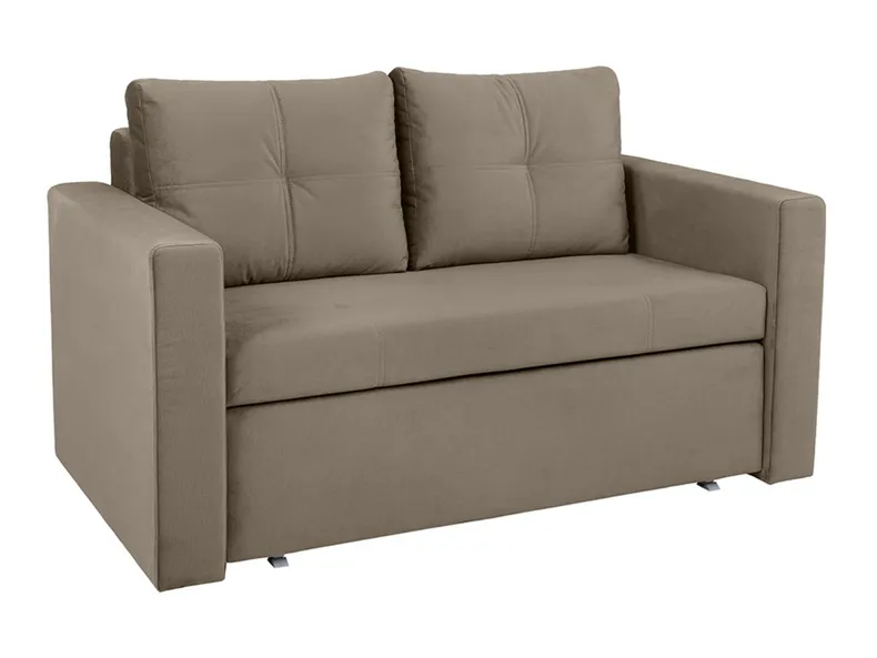 BRW Двухместный диван Bunio III раскладной диван с контейнером, коричневый SO2-BUNIO_III-2FBK-G2-PAROS_3 фото №2