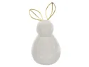 BRW Декоративна фігурка BRW Кролик, кераміка, біло-золотий 085415 фото thumb №1