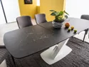 Керамический Столик SIGNAL CASSINO II, чёрный / белый, 90x160 фото thumb №14