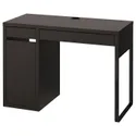 IKEA MICKE МІККЕ, письмовий стіл, чорно-коричневий, 105x50 см 102.447.43 фото thumb №1