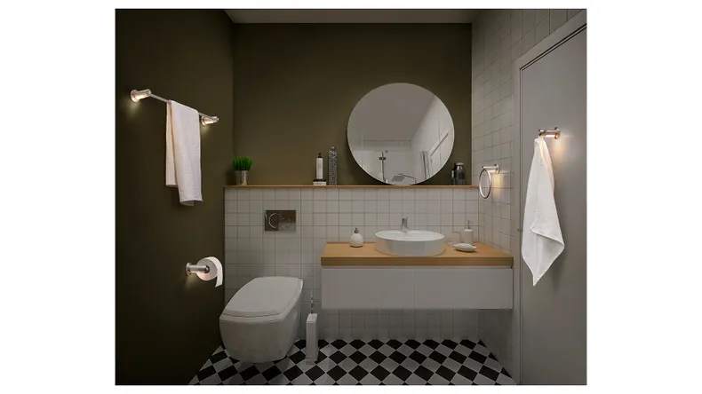 BRW Bathroom LED, тримач для туалетного паперу 086045 фото №4