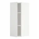 IKEA METOD МЕТОД, навесной шкаф с полками, белый / Стенсунд белый, 30x80 см 694.669.68 фото thumb №1