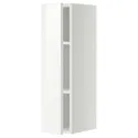 IKEA METOD МЕТОД, навесной шкаф с полками, белый / Рингхульт белый, 20x80 см 394.628.15 фото thumb №1