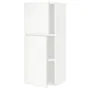 IKEA METOD МЕТОД, навісна шафа з полицями / 2 дверцят, білий / Voxtorp матовий білий, 40x100 см 194.648.82 фото