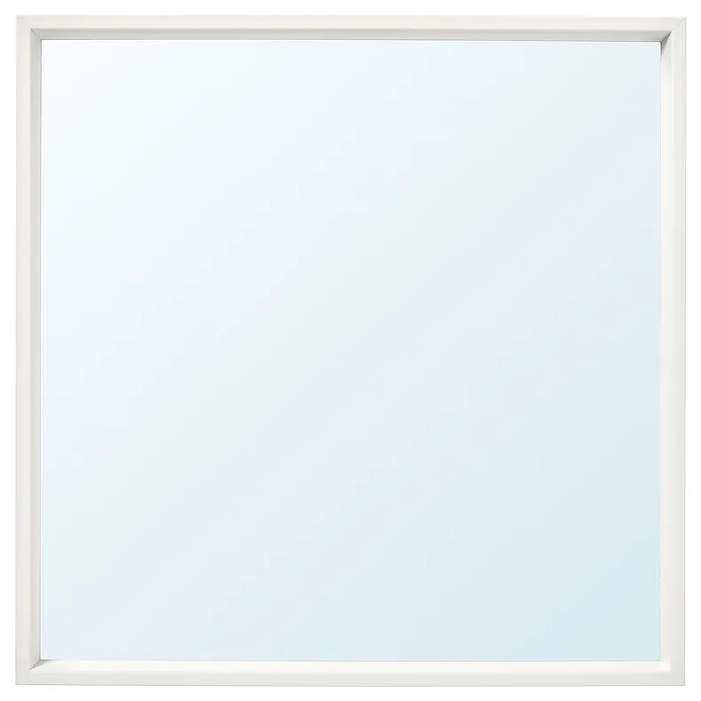 IKEA NISSEDAL НИССЕДАЛЬ, зеркало, белый, 65x65 см 203.203.12 фото №1