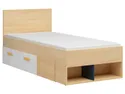BRW Wesker, шухляда для ліжка 90, полірований дуб/білий глянець SZU-DANA/BIP фото thumb №4