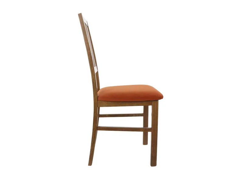BRW Кресло с велюровой обивкой Aren оранжевое TXK_AREN-TX100-1-TRINITY_25_RUST фото №3