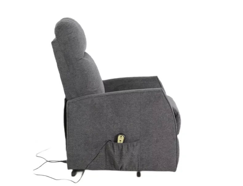 Крісло розкладне з відкидною спинкою SIGNAL LETO Brego, тканина: темно-сірий фото №8