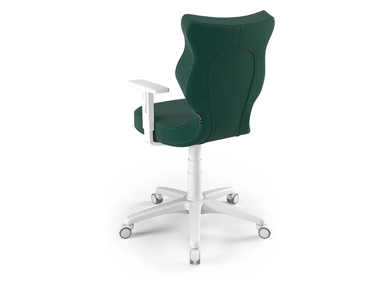 BRW Молодіжний поворотний стілець зелений, розмір 6 OBR_DUO_BIALY_ROZM.6_VELVET_05 фото №3