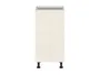 BRW Кухонный цокольный шкаф Sole 40 см правый магнолия глянцевый, альпийский белый/магнолия глянец FH_D_40/82_P-BAL/XRAL0909005 фото