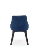 Кухонный стул HALMAR TOLEDO 3 черный/темно-синий фото thumb №2