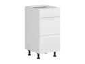 BRW Tapo Special 40 см кухонный базовый шкаф с ящиками белый экрю, альпийский белый/экрю белый FK_D3S_40/82_2SMB/SMB-BAL/BIEC фото thumb №2