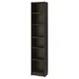 IKEA BILLY БІЛЛІ, книжкова шафа, темно-коричневий під дуб, 40x28x202 см 604.927.78 фото