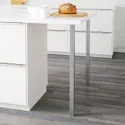 IKEA UTBY УТБЮ, ніжка, нержавіюча сталь, 88 см 305.036.60 фото thumb №2