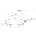 IKEA MIDDAGSMAT, сковородки, 2 шт., антипригарное покрытие/нержавеющая сталь 005.964.77 фото thumb №8