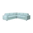 IKEA VIMLE ВИМЛЕ, 4-местный угловой диван, с широкими подлокотниками / Саксемара светло-голубой 294.017.90 фото thumb №1