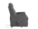 Крісло розкладне з відкидною спинкою SIGNAL LETO Brego, тканина: темно-сірий фото thumb №8