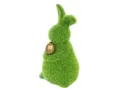 BRW Декоративна фігурка BRW Кролик з яйцем, штучна трава 085422 фото thumb №2