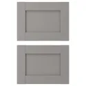 IKEA ENHET ЕНХЕТ, фронтальна панель шухляди, сіра рамка, 40x30 см 404.576.72 фото thumb №1