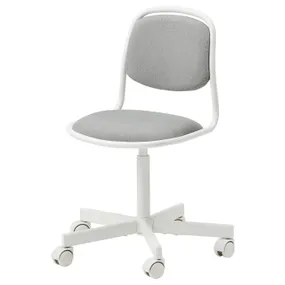 IKEA ÖRFJÄLL ОРФЬЄЛЛЬ, дитяче робоче крісло, білий / світло-сірий 105.018.84 фото