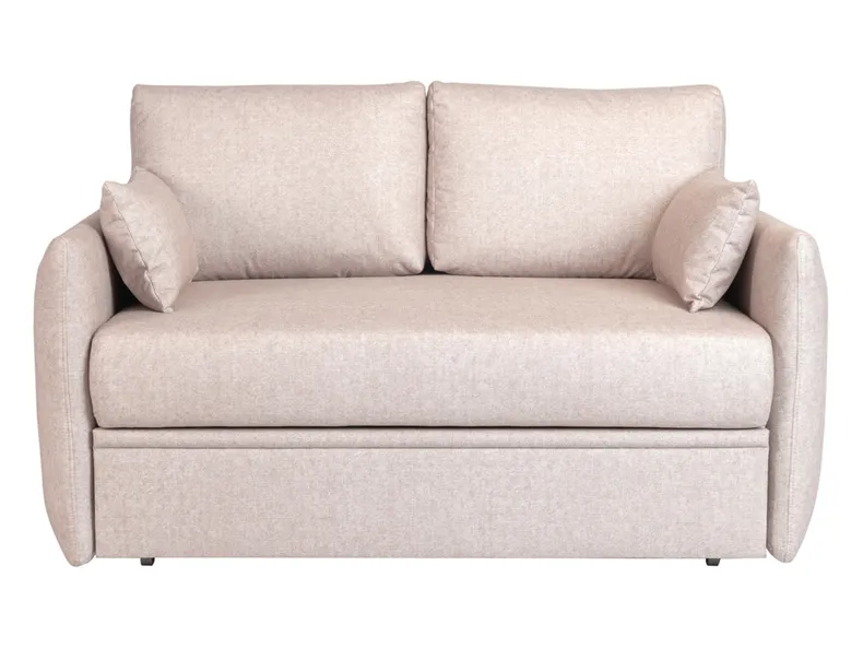 BRW Двухместный диван-кровать Sevo с ящиком для хранения велюровый бежевый SO2-SEVO-2FBK-G1_BD60D8 фото №1