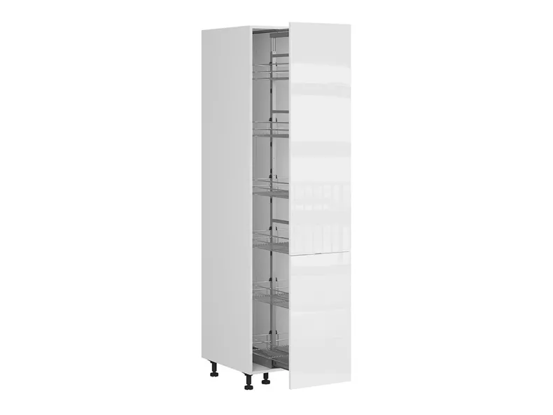 BRW Кухонный шкаф Tapo Special высотой 40 см с корзиной для груза белый экрю, альпийский белый/экрю белый FK_DC_40/207_CC-BAL/BIEC фото №3