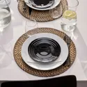 IKEA NÄTBARB НЭТБАРБ, тарелка десертная, черный, 19 см 405.636.96 фото thumb №3
