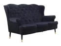 BRW тримісний диван Фігаро в розібраному вигляді велюр синій, Riviera 79 Blue SO3-FIGARO-G1_B3ED5D фото thumb №1
