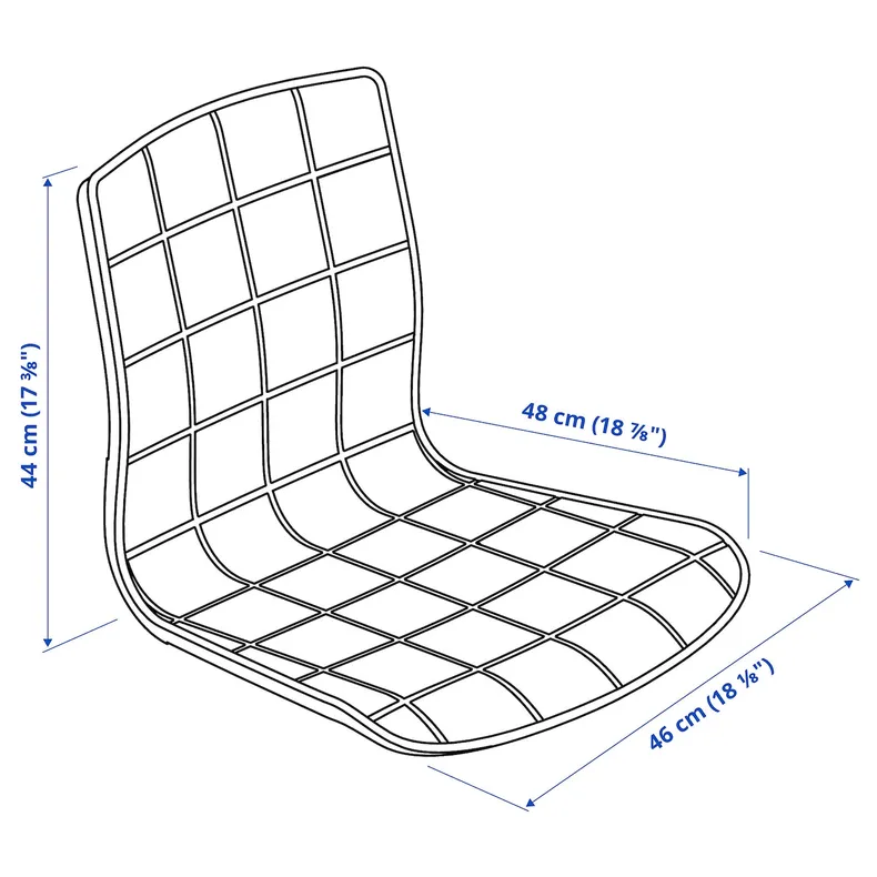 IKEA LÄKTARE ЛЕКТАРЕ, чохол для стільця, Gunnared світло-бежевий 005.279.93 фото №5