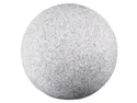 BRW Садовый светильник Stono 58,5 см пластиковая сфера серый 093186 фото thumb №1