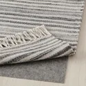 IKEA SJÖTÅTEL ШЕТОТЕЛЬ, килим, пласке плетіння, сіро-жовтий/ручна робота, 250x350 см 505.830.24 фото thumb №5