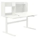 IKEA BERGLÄRKA БЕРГЛЕРКА, письмовий стіл, білий/нахил, 120x70 см 095.664.85 фото thumb №1