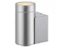 BRW Трубний настінний металевий світильник сріблястий 073297 фото
