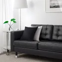 IKEA LANDSKRONA ЛАНДСКРУНА, 4-місний диван, з шезлонгом/Гранн/Бомстад чорний/металл 290.324.06 фото thumb №2