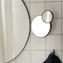 IKEA KABOMBA КАБУМБА, светодиодное бра с зеркалом, может быть тонирована в матовый / черный цвет, 20 см 604.852.83 фото thumb №2