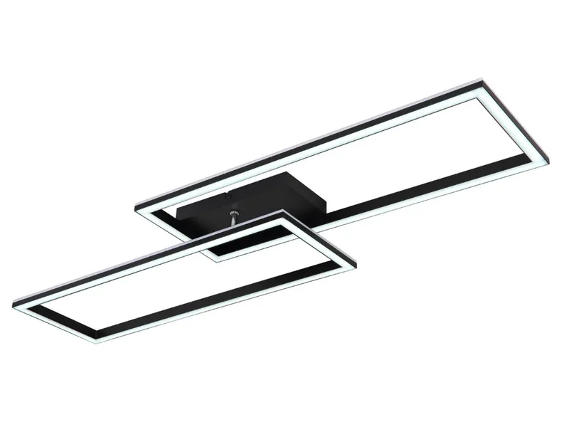 BRW Jepp LED 2-позиционный металлический потолочный светильник черный 091507 фото №6