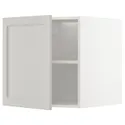 IKEA METOD МЕТОД, верхня шафа для холодильн / мороз кам, білий / світло-сірий Lerhyttan, 60x60 см 894.594.34 фото thumb №1
