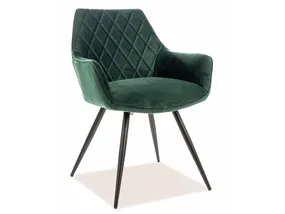 Кухонный стул SIGNAL LINEA Velvet, Bluvel 78 - зеленый фото