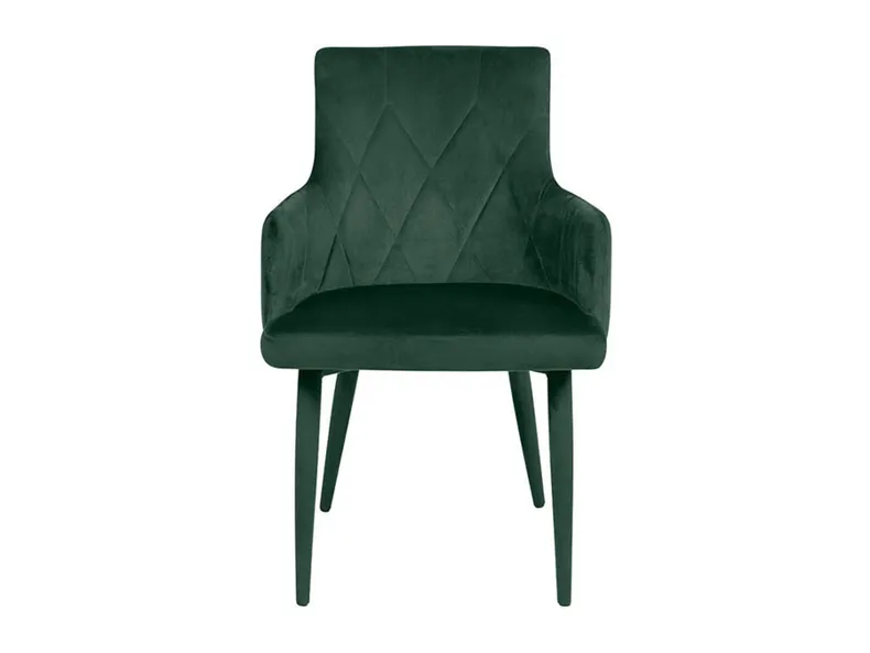 BRW Комплект мягких бархатных стульев 2 шт BRW MERLOT, зеленый SJ180_19_2SZT-ZIELONY фото №3