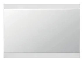 BRW Настінне дзеркало Flames 92x66 см біле, білий / глянцевий білий LUS/7/9-BI/BIP фото