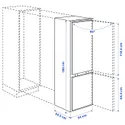 IKEA TINAD ТІНАД, холодильник+морозильна камера, IKEA 500 інтегрована, 210/79 l 005.728.72 фото thumb №2