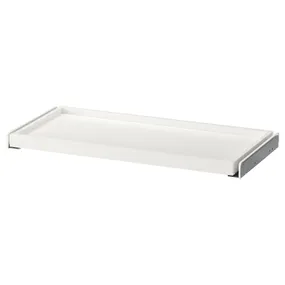 IKEA KOMPLEMENT КОМПЛЕМЕНТ, висувна полиця, білий, 75x35 см 904.339.90 фото