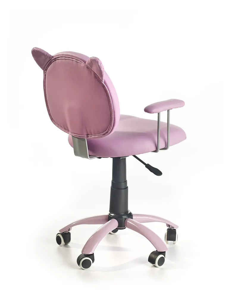 Дитяче крісло обертове HALMAR KITTY рожеве фото №2