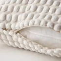 IKEA SVARTPOPPEL СВАРТПОППЕЛ, чохол на подушку, кремово-білий, 50x50 см 605.430.04 фото thumb №2