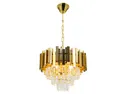 BRW Четырехпозиционный металлический подвесной светильник Valetta в золотом цвете 092941 фото thumb №1