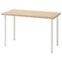 IKEA LAGKAPTEN ЛАГКАПТЕН / OLOV ОЛОВ, письмовий стіл, під білений дуб / білий, 120x60 см 794.168.93 фото