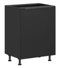 BRW Sole L6 базовый кухонный шкаф 60 см левый черный ма, черный/черный матовый FM_D_60/82_L-CA/CAM фото thumb №2