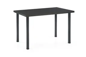Кухонний стіл HALMAR MODEX 2 120x68 см колір стільниці - антрацит, ніжки - чорні фото