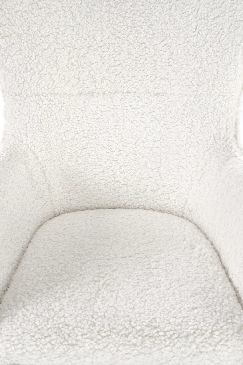 Мягкое кресло-качалка HALMAR LIBERTO, кремовый / золотой фото №8
